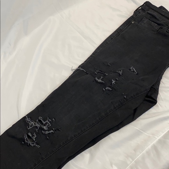 🌺HP🌺 Black high rise straight denim 12R - Picture 3 of 8